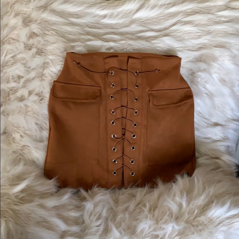 Suede skirt 🍁